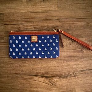NWT Dooney & Bourke Dodgers wristlet